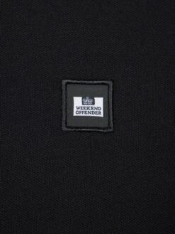 Weekend Offender Colombi Double Tipping Polo Shirt - Black -Barbou Clothing Shop VNQ18 SQ6 0000000004 BLACK MDd