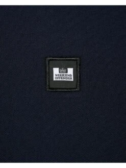 Weekend Offender Carola Long Sleeved Check Details Polo Shirt - Navy -Barbou Clothing Shop VNQ34 SQ6 0000000048 NAVY MDd2