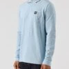 Weekend Offender Carola Long Sleeved Check Details Polo Shirt - Light Blue -Barbou Clothing Shop VNQ35 SQ1 0000000150 LIGHT BLUE MDf