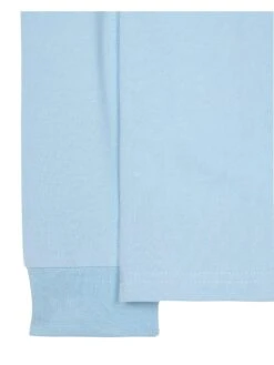 Weekend Offender Carola Long Sleeved Check Details Polo Shirt - Light Blue -Barbou Clothing Shop VNQ35 SQ6 0000000150 LIGHT BLUE MDd2