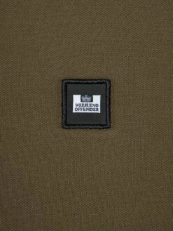 Weekend Offender Colombi Double Tipping Polo Shirt - Dark Green -Barbou Clothing Shop VNQ4A SQ6 0000000630 DARK GREEN MDd