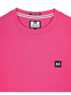 Weekend Offender Cannon Beach Badge T-Shirt - Bright Pink -Barbou Clothing Shop VNQ4K SQ5 0000000368 BRIGHT PINK MDd1