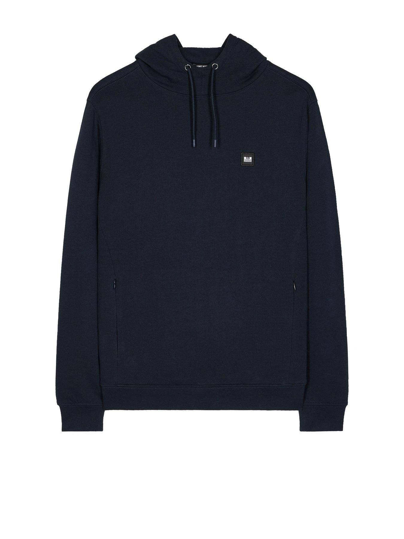 Weekend Offender Ribbe Badge Overhead Hoodie - Navy 6 Weekend Offender Ribbe Badge Overhead Hoodie - Navy - Image 4