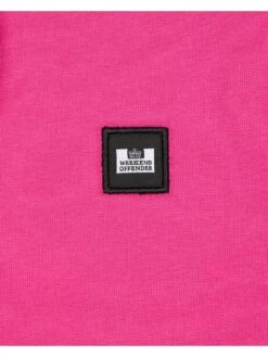 Weekend Offender Ribbe Badge Overhead Hoodie - Bright Pink -Barbou Clothing Shop VNQ5B SQ6 0000000368 BRIGHT PINK MDd2