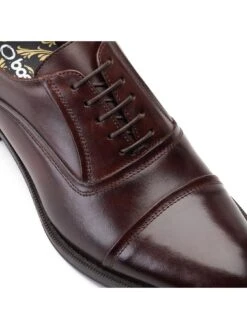Base London Wilson Toe Cap Shoe - Brown -Barbou Clothing Shop VNQ6J SQ6 0000000143 BROWN SLd