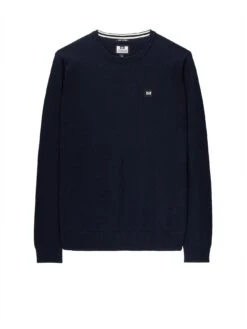 Weekend Offender Solace Crew Neck Jumper - Navy -Barbou Clothing Shop VNQ6R SQ4 0000000048 NAVY MDd