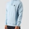 Weekend Offender Ribbe Badge Overhead Hoodie - Light Blue -Barbou Clothing Shop VNQ80 SQ1 0000000150 LIGHT BLUE MDf