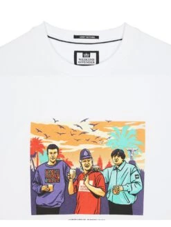 Weekend Offender Ronnie Happy Mondays Graphic T-Shirt - White -Barbou Clothing Shop VNQ91 SQ5 0000000013 WHITE MDd1