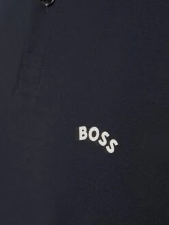 BOSS Paul Curved Logo Polo Shirt - Dark Blue -Barbou Clothing Shop VNRI9 SQ5 0000000354 DARK BLUE MDd1