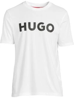 HUGO Dulivio Regular Fit T-shirt -Barbou Clothing Shop VNRJJ SQ4 0000000013 WHITE MDd