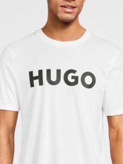 HUGO Dulivio Regular Fit T-shirt -Barbou Clothing Shop VNRJJ SQ5 0000000013 WHITE MDd1