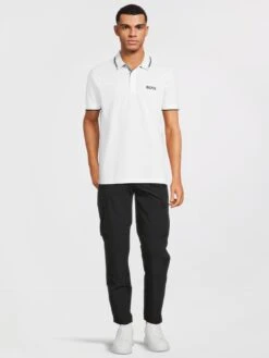BOSS Paddy Pro Logo Regular Fit Polo Shirt -Barbou Clothing Shop VNRJX SQ3 0000000013 WHITE MDo