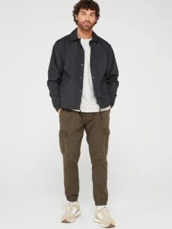 Brave Soul Coach Jacket - Black -Barbou Clothing Shop VNX3G SQ3 0000000004 BLACK MDo