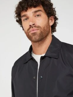 Brave Soul Coach Jacket - Black -Barbou Clothing Shop VNX3G SQ4 0000000004 BLACK MDd