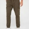 Brave Soul Cuffed Cargo Trouser - Khaki -Barbou Clothing Shop VNX3K SQ1 0000000058 KHAKI MDf