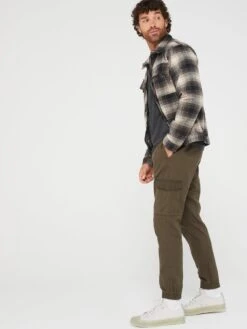 Brave Soul Cuffed Cargo Trouser - Khaki -Barbou Clothing Shop VNX3K SQ3 0000000058 KHAKI MDo