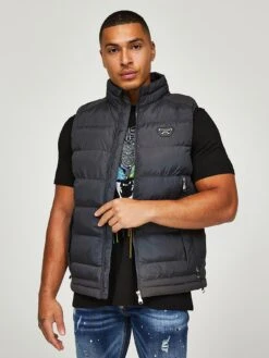 Alessandro Zavetti Peruzzi Gilet - Black -Barbou Clothing Shop VNZKF SQ4 0000000004 BLACK MDd