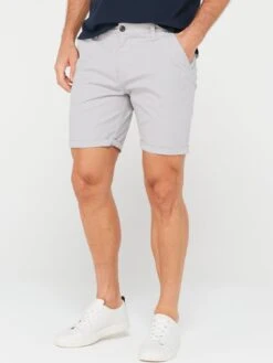 Brave Soul Chino Short - Grey