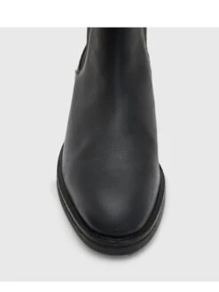 AllSaints Creed Leather Chelsea Boots -Barbou Clothing Shop VO7AJ SQ4 0000000004 BLACK SLt