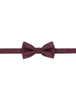 Skopes Paisley Print Bow Tie And Pocket Square Set - Dark Red -Barbou Clothing Shop VO8J0 SQ4 0000000315 DARK RED SLd1