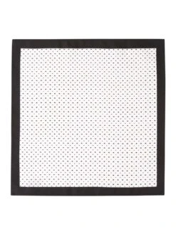 Skopes Velvet Bow Tie And Pocket Square Set - Black -Barbou Clothing Shop VO8J1 SQ4 0000000004 BLACK SLd1