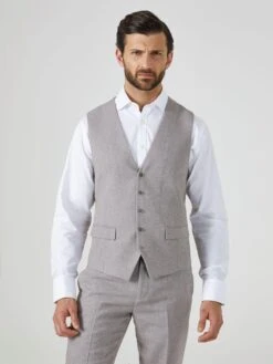 Skopes Jude Standard Waistcoat - Light Grey