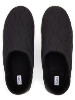 TOMS Toms Men's Ezra Quilted Cotton Ripstop Slipper - Black -Barbou Clothing Shop VOLI7 SQ4 0000000004 BLACK SLt