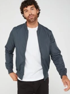 Brave Soul Bomber- Charcoal