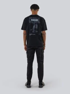 Criminal Damage Reflective Samurai T-shirt - Black -Barbou Clothing Shop VOTGS SQ3 0000000004 BLACK MDo