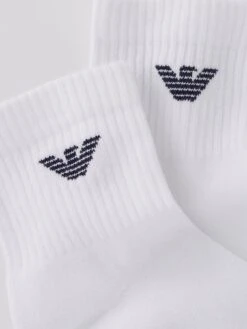 Emporio Armani Bodywear 3 Pack In-shoe Socks -Barbou Clothing Shop VP19U SQ3 0000000013 WHITE SLd1