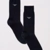 Emporio Armani Bodywear 2 Pack Socks -Barbou Clothing Shop VP1A7 SQ1 0000000048 NAVY PKf