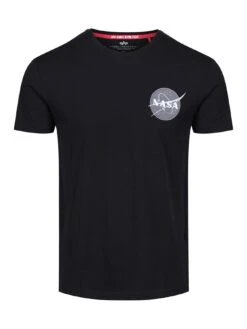Alpha Industries Space Shuttle T-Shirt - Black -Barbou Clothing Shop VP5O5 SQ3 0000000004 BLACK MDo