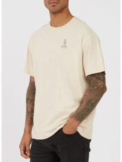 Luke 1977 Grade Relaxed Fit T-Shirt - Beige -Barbou Clothing Shop VP5OC SQ3 0000000108 BEIGE MDo