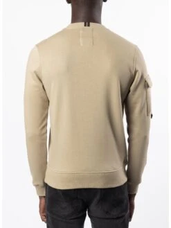 Luke 1977 Burma Patch Sweatshirt - Beige -Barbou Clothing Shop VP5PQ SQ2 0000000108 BEIGE MDb