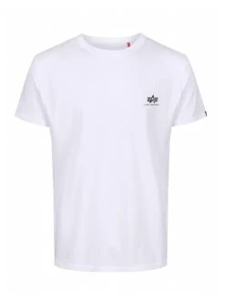 Alpha Industries Basic Small Logo T-Shirt - White -Barbou Clothing Shop VP5Q6 SQ3 0000000013 WHITE MDo