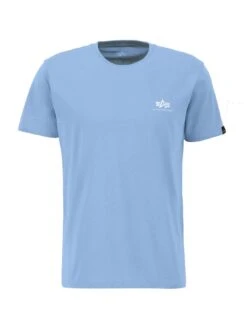 Alpha Industries Basic Small Logo T-Shirt - Light Blue -Barbou Clothing Shop VP5Q7 SQ3 0000000150 LIGHT BLUE MDo