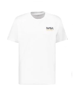 Alpha Industries Skylab NASA T-Shirt - White -Barbou Clothing Shop VP5QM SQ4 0000000013 WHITE MDd