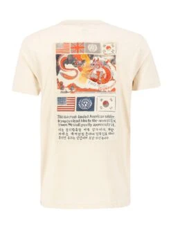 Alpha Industries USN Chit Print T-Shirt - Off White -Barbou Clothing Shop VP5QQ SQ4 0000000013 WHITE MDd