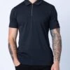 Luke 1977 Serg Arm Detail Polo Shirt - Black -Barbou Clothing Shop VP5QY SQ1 0000000004 BLACK MDf