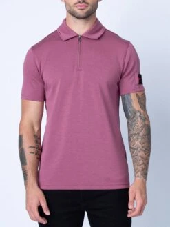 Luke 1977 Serg Arm Detail Polo Shirt - Pink