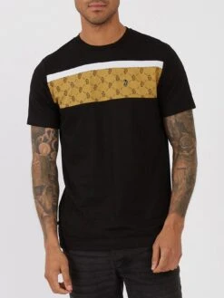 Luke 1977 Lions Den Overprint T-Shirt - Black