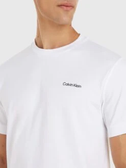 Calvin Klein Micro Logo Interlock T-Shirt - White -Barbou Clothing Shop VPA50 SQ4 0000000013 WHITE MDd