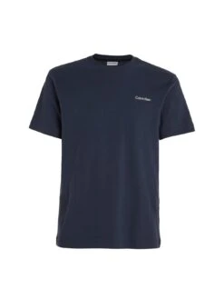 Calvin Klein Micro Logo Interlock T-Shirt -Barbou Clothing Shop VPA55 SQ5 0000000048 NAVY MDd1