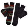 TOTES 2 Pack Original Stripe Slipper Socks - Multi -Barbou Clothing Shop VQ8G9 SQ1 0000000029 MULTI SLf