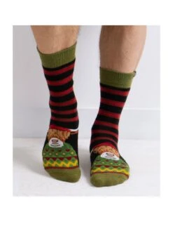 TOTES Original Novelty Cow Slipper Socks - Multi -Barbou Clothing Shop VQ8GC SQ3 0000000029 MULTI SLd1