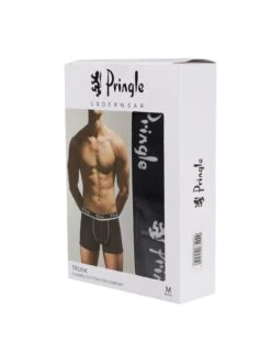 PRINGLE Trunks With Tonal Piping - 2 Pack - Black -Barbou Clothing Shop VQ8HM SQ3 0000000004 BLACK SLd1
