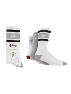 PRINGLE Fully Cushioned Fashion Sports Socks - 3 Pack - White -Barbou Clothing Shop VQ8IC SQ2 0000000013 WHITE SLd