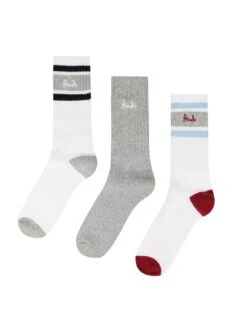 PRINGLE Fully Cushioned Fashion Sports Socks - 3 Pack - White -Barbou Clothing Shop VQ8IC SQ3 0000000013 WHITE SLd1