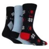 PRINGLE Christmas Hanging Gift Bamboo Socks - 3 Pack - Multi -Barbou Clothing Shop VQ8M4 SQ1 0000000029 MULTI SLf