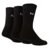 PRINGLE Cotton Blend Half Cushioned Sports Socks - 3 Pack -Barbou Clothing Shop VQ8RF SQ1 0000000004 BLACK SLf